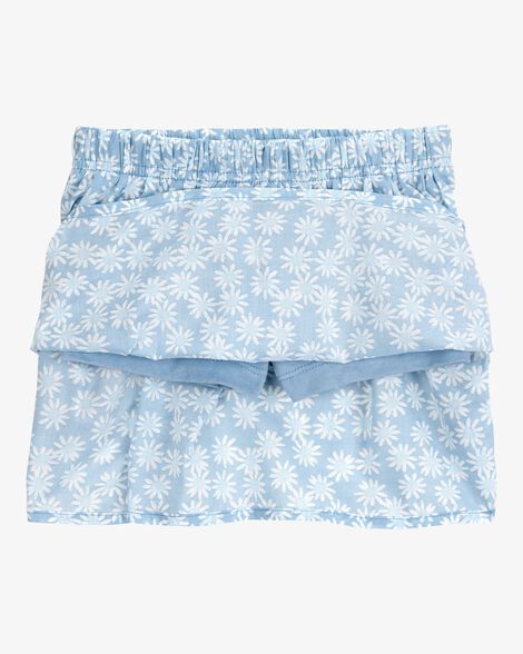  Product image 2 of Toddler 2-Piece Floral Skort Set - Blue