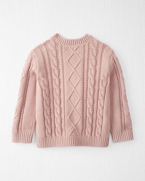  Product image 2 of Toddler Organic Cotton Cable Knit Sweater