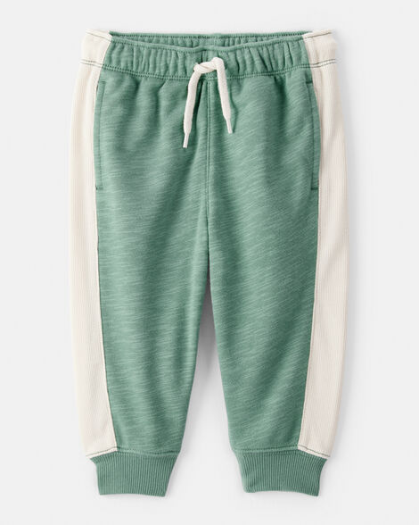 Product image 2 of Baby 2-Piece French Terry Sweatshirt & Pull-On Jogger Set - Green
