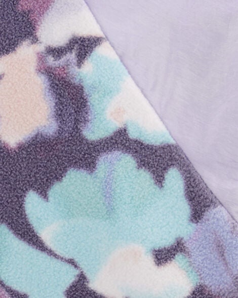 Product image 2 of Kid Floral Fleece Pullover - Purple