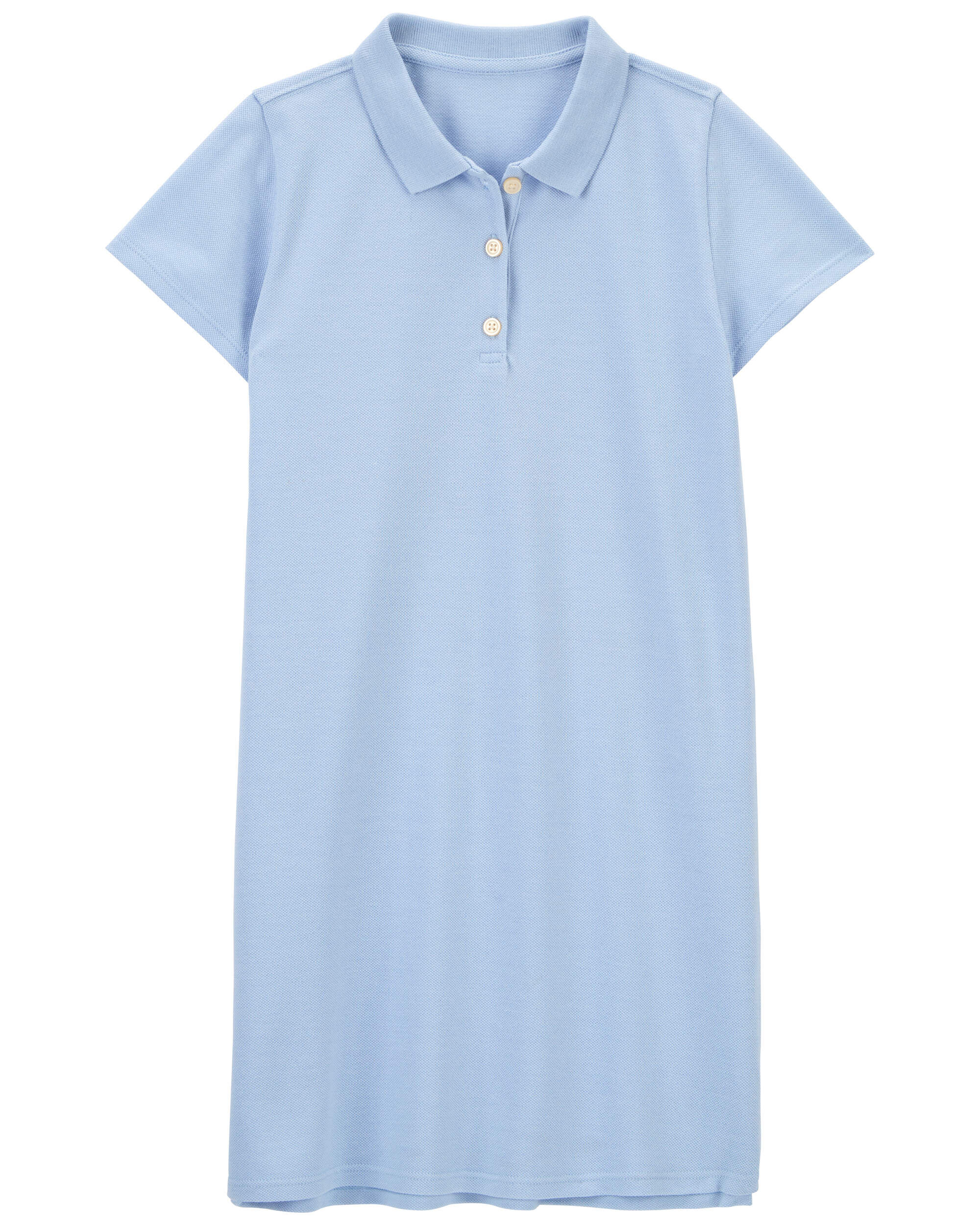 Scalloped Polo Dress / Sサイズ　Baby Blue Scalloped Polo Dress（ワンピース）｜Her lip to（ハーリップ
