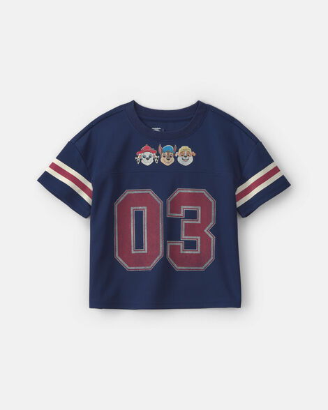 toddler boy paw patrol® short-sleeve jersey - navy blue