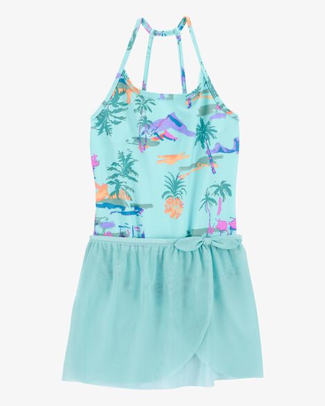  Product image 1 of Kid  Tropical 1-Piece and Sarong Set