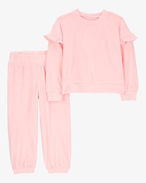  Product image 1 of Toddler 2-Piece Fuzzy Velboa Outfit Set