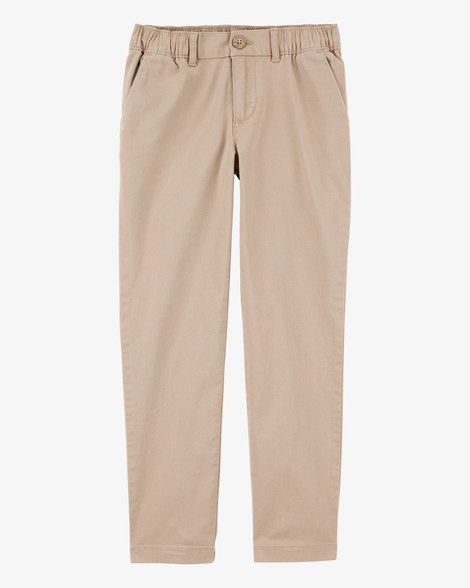 Kid Stretch Chino Uniform Pants - Khaki