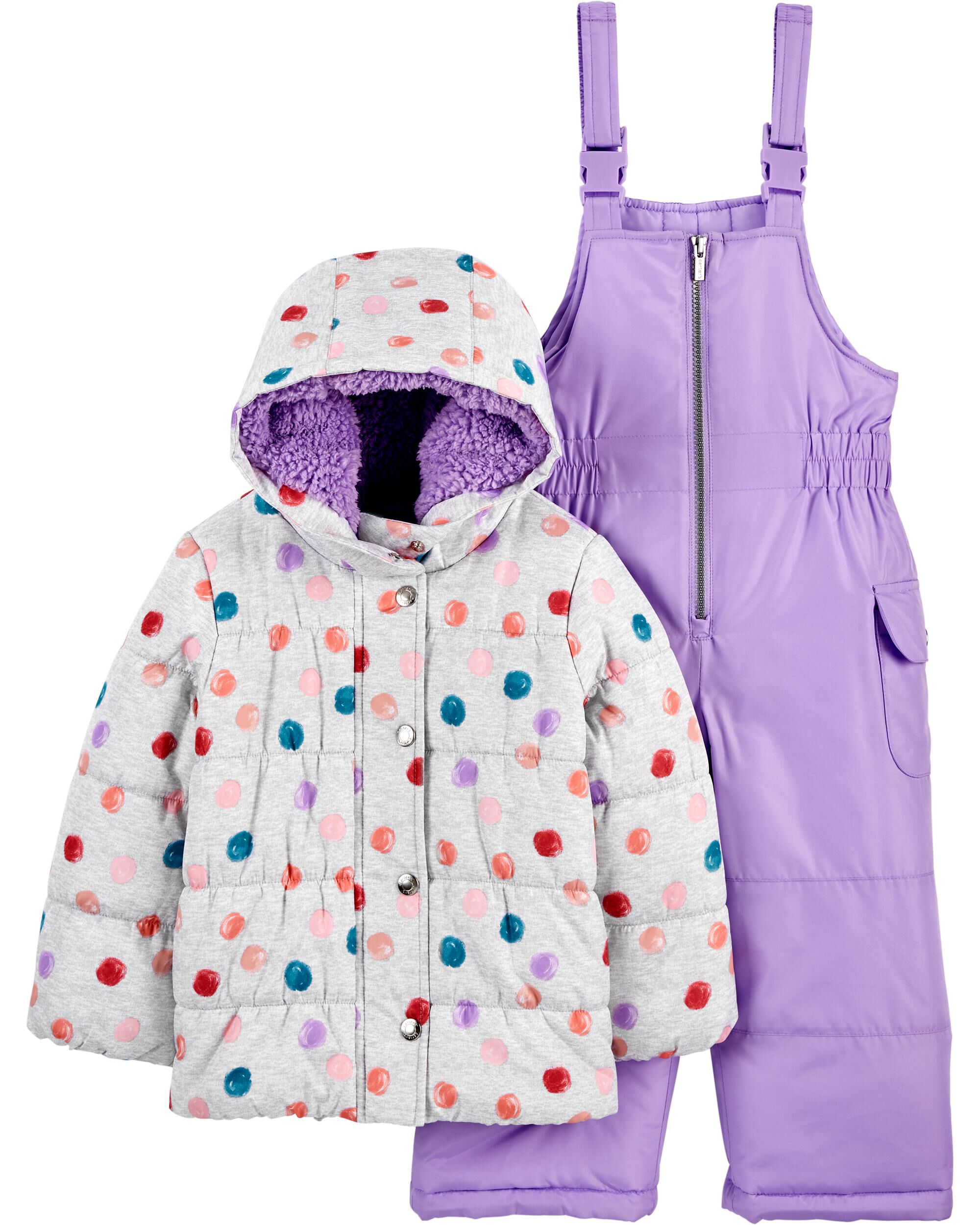 2-Piece Polka Dot Snowsuit | carters.com