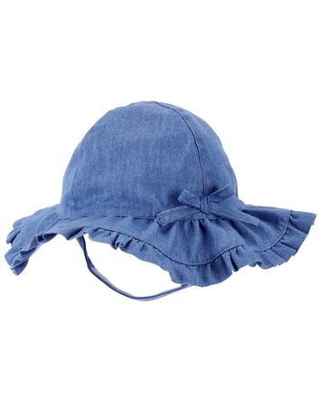 Baby Ruffled Denim Hat