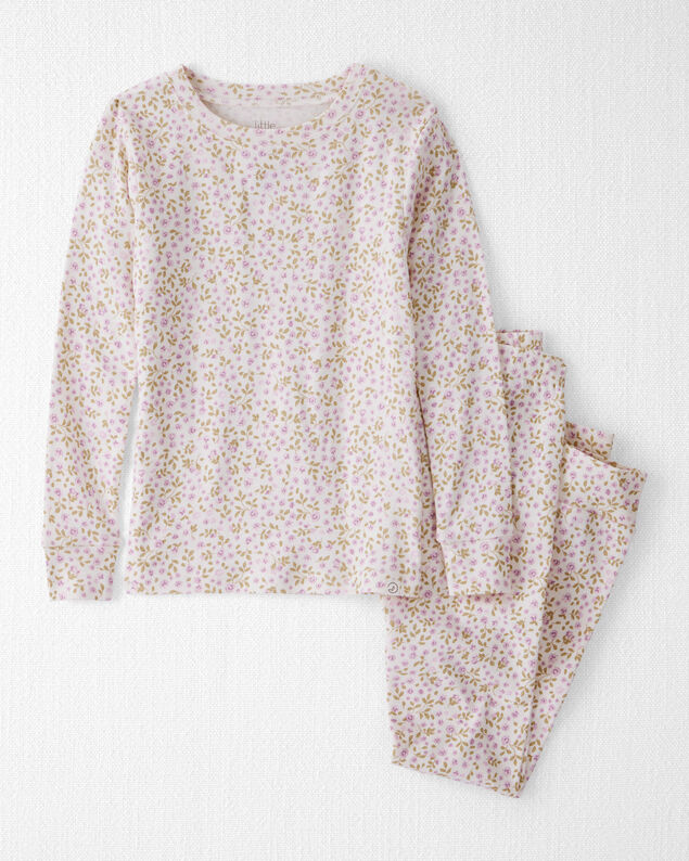 Product image 1 of Kid Organic Cotton Pajamas in Botanic Muse Print