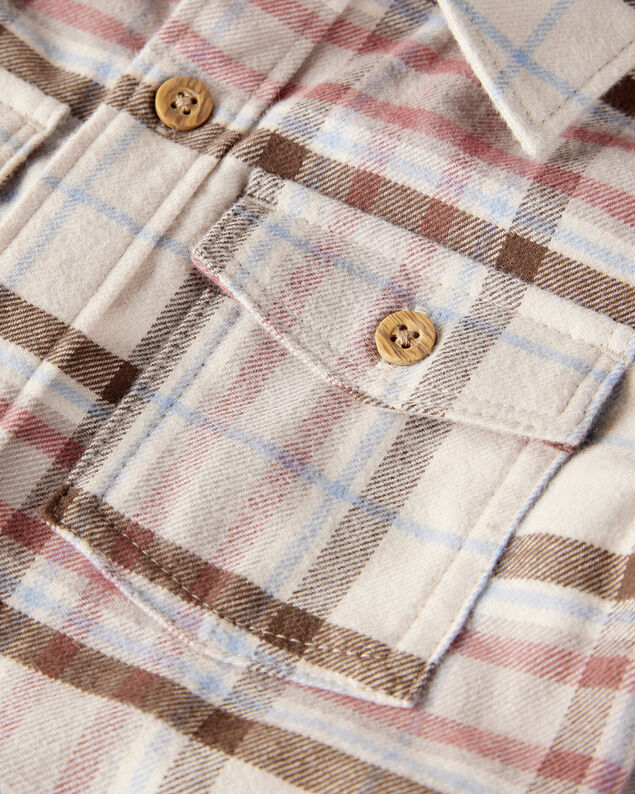 Product image 2 of Baby Boy Organic Cotton Button-Front Flannel