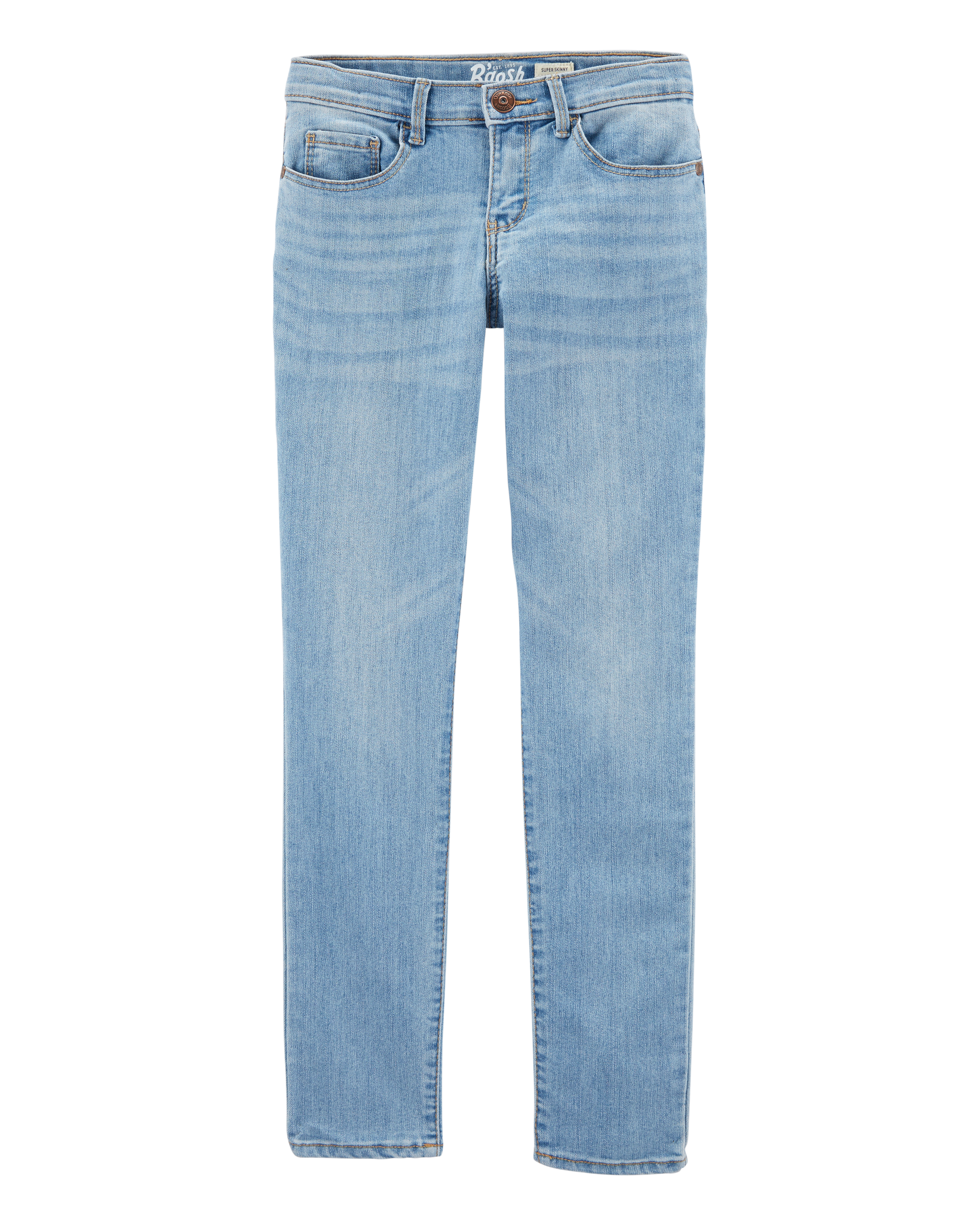 Kid Light Blue Wash Super Skinny-Leg Jeans