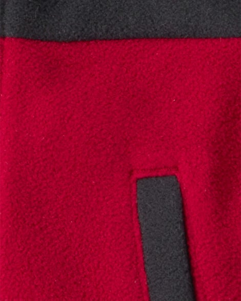 Baby 3-Piece Game Day Little Vest Set - Navy/Red