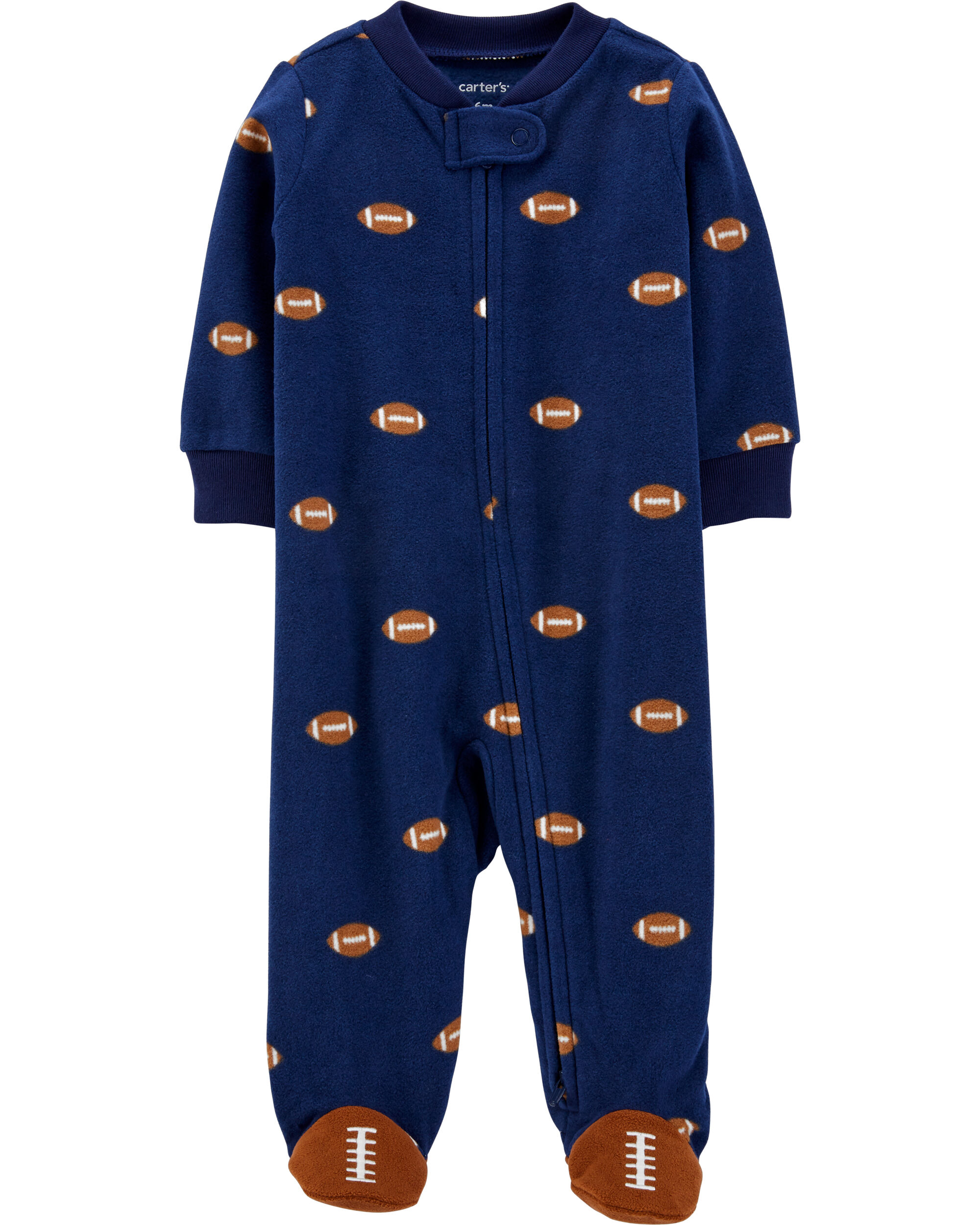 Carters football pajamas Clearance
