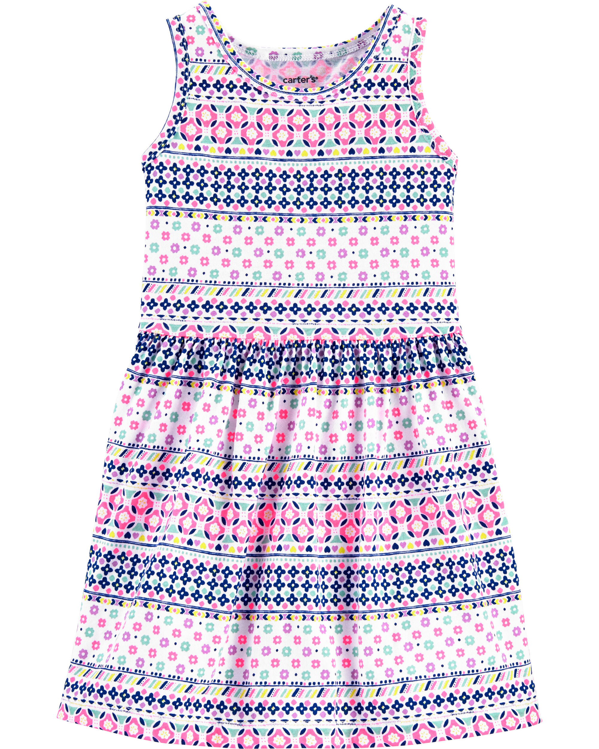 *CLEARANCE* Geo Printed Jersey Dress