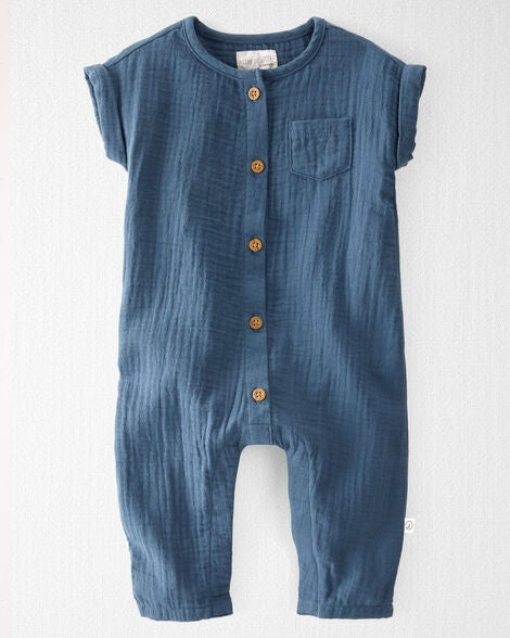  Product image 1 of Baby Organic Cotton Gauze Jumpsuit