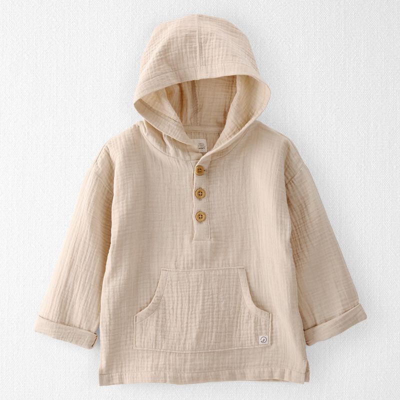 Organic Cotton Gauze Pullover