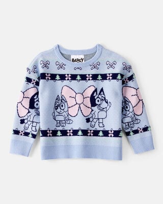 Toddler Girl Disney© The Aristocats Christmas Sweater - Pink