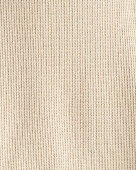 Toddler Boy Long-Sleeve Henley Shirt - Tan