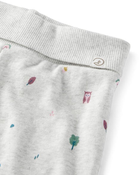 Product image 3 of Baby Girl 2-Pack Organic Cotton Grow-With-Me Joggers