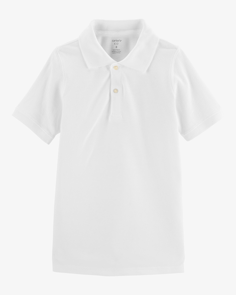 kid piqué uniform polo
