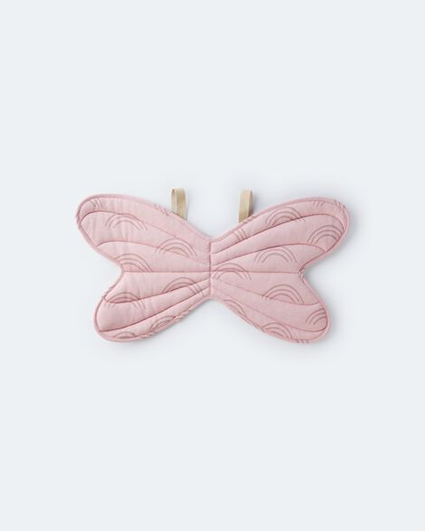 Toddler Girl Rainbow Dress Up Wings - Light Pink