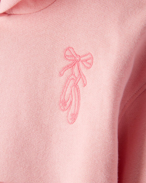 Product image 2 of Toddler Girl 2-Piece Ballet Long-Sleeve Hoodie & Pant Set - Pink