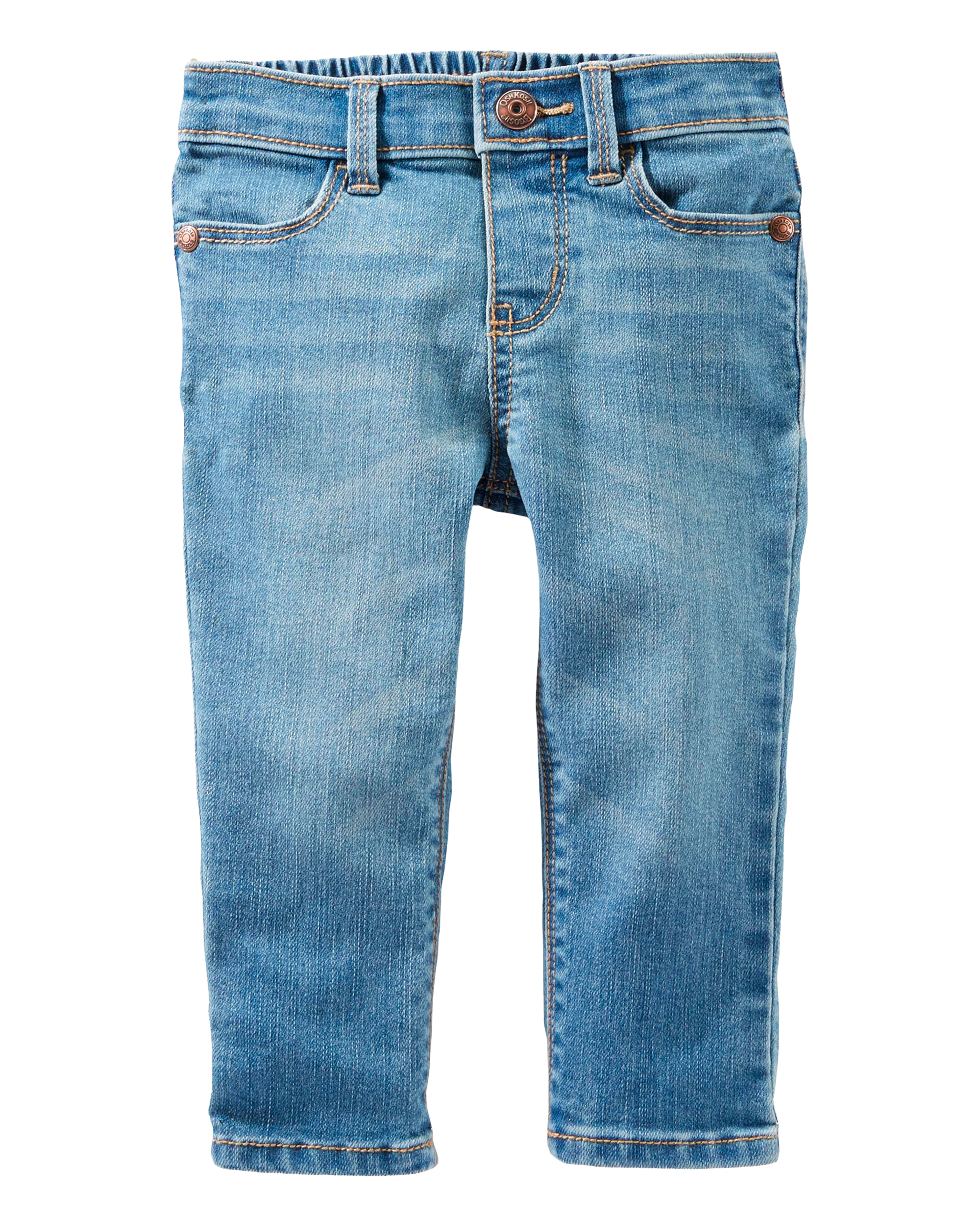 Baby Medium Blue Wash Skinny-Leg Jeans