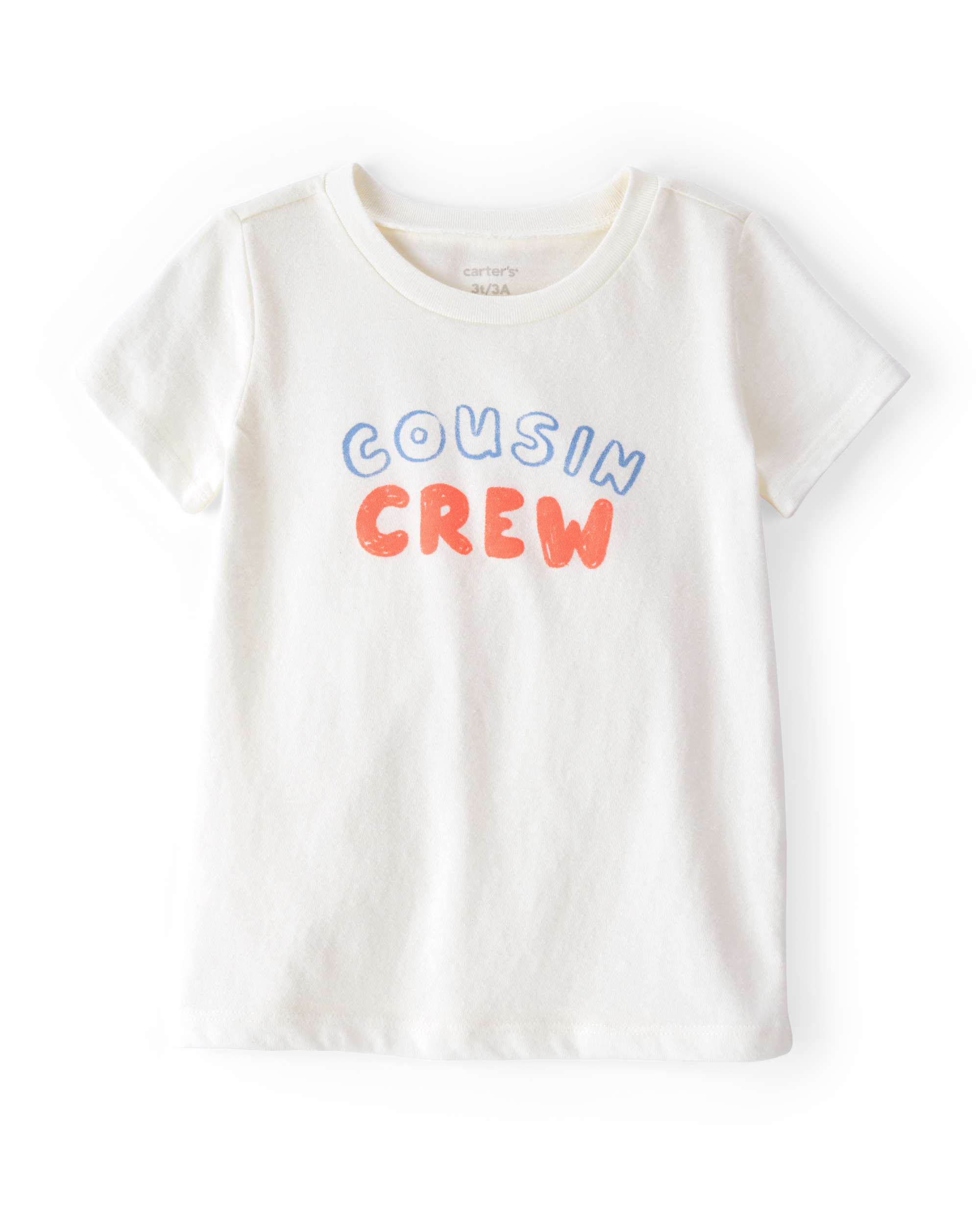 Toddler Girl Cousin Crew Short-Sleeve Graphic Tee -White