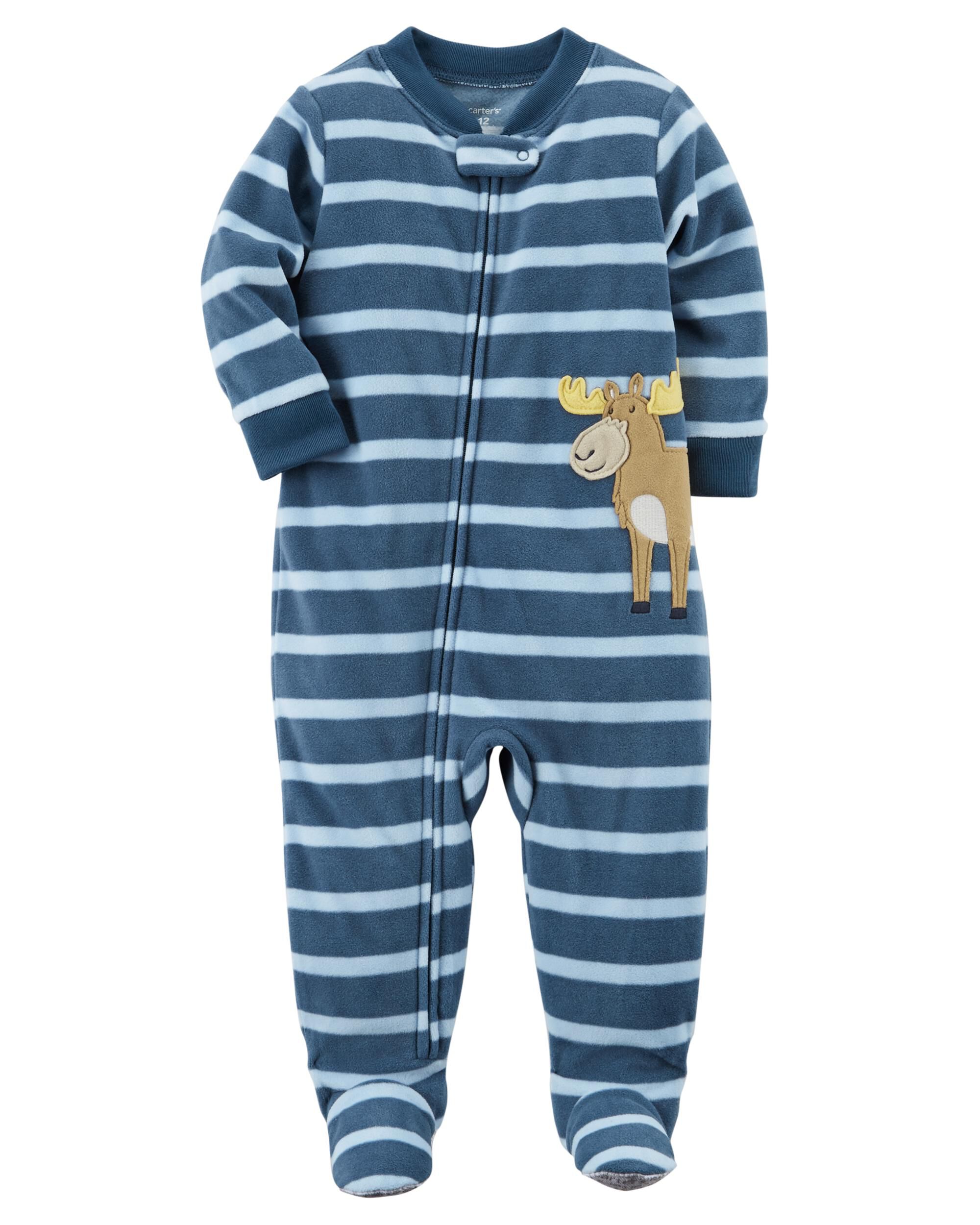 carters fleece pajamas 18 months