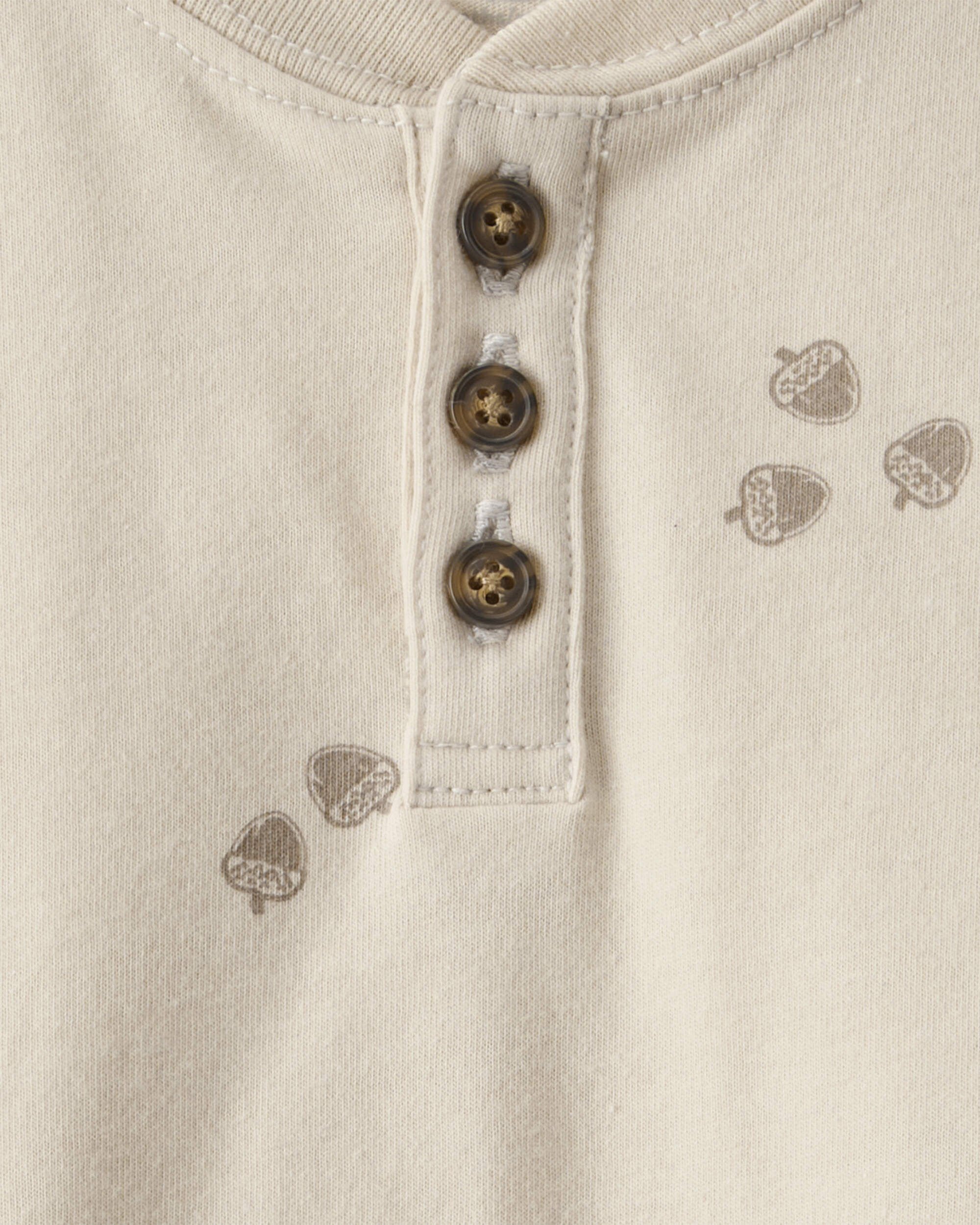 Baby Boy Acorn Short-Sleeve Tee - Brown