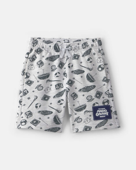 boys nintendo super mario shorts - grey