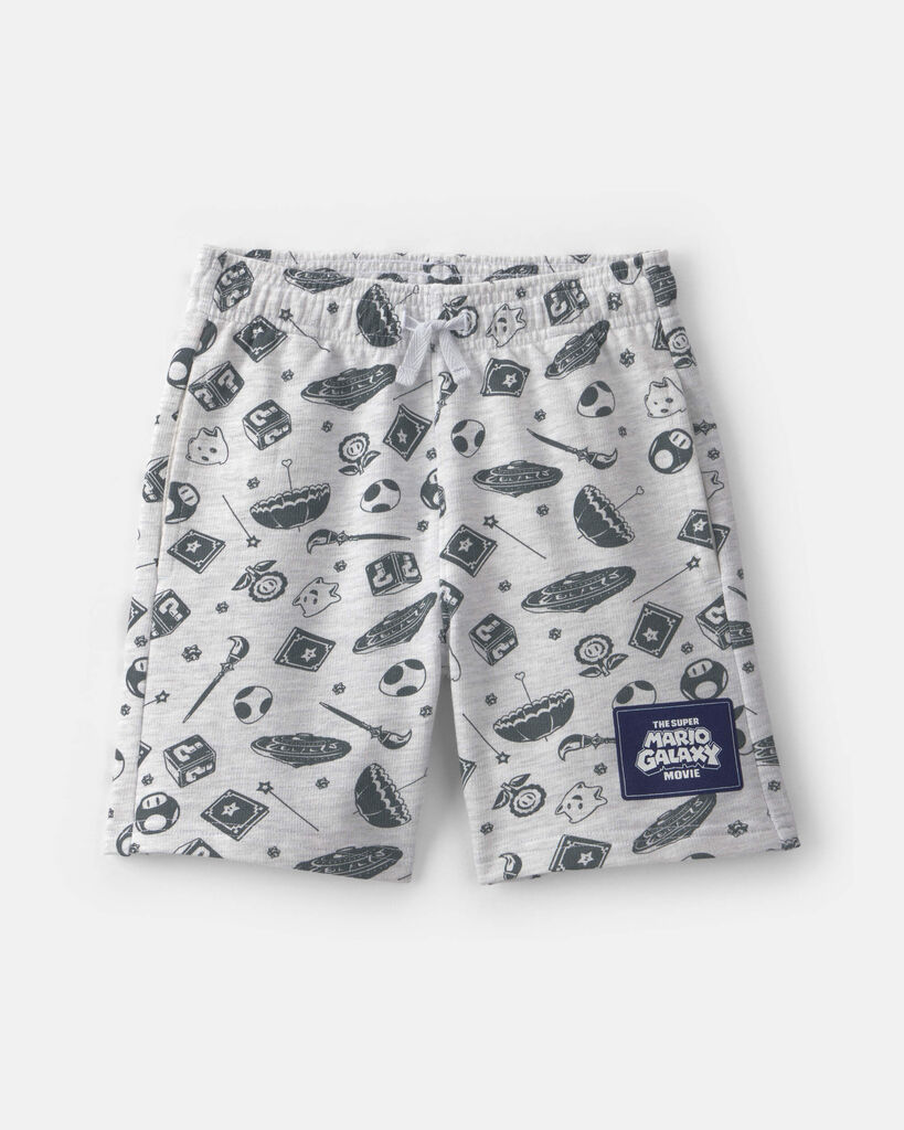 Carter's boys nintendo super mario shorts 10 Grey