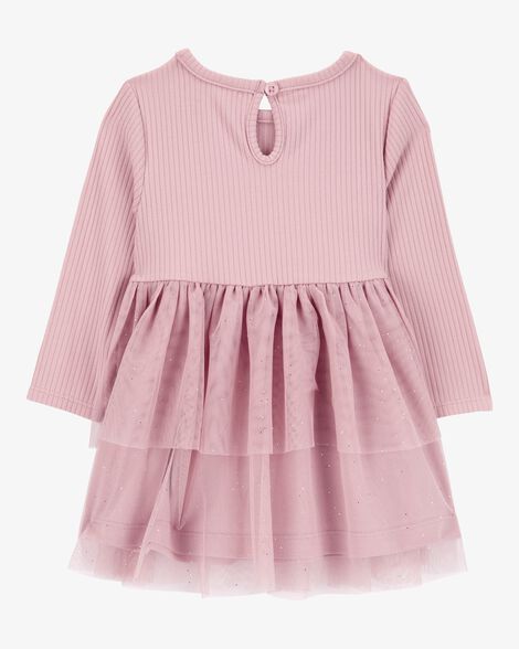  Product image 2 of Baby Ribbed Tulle Holiday Dress