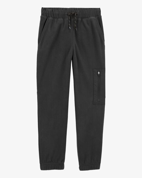 Product image 1 of Kid Solid Fleece Pants - Grey