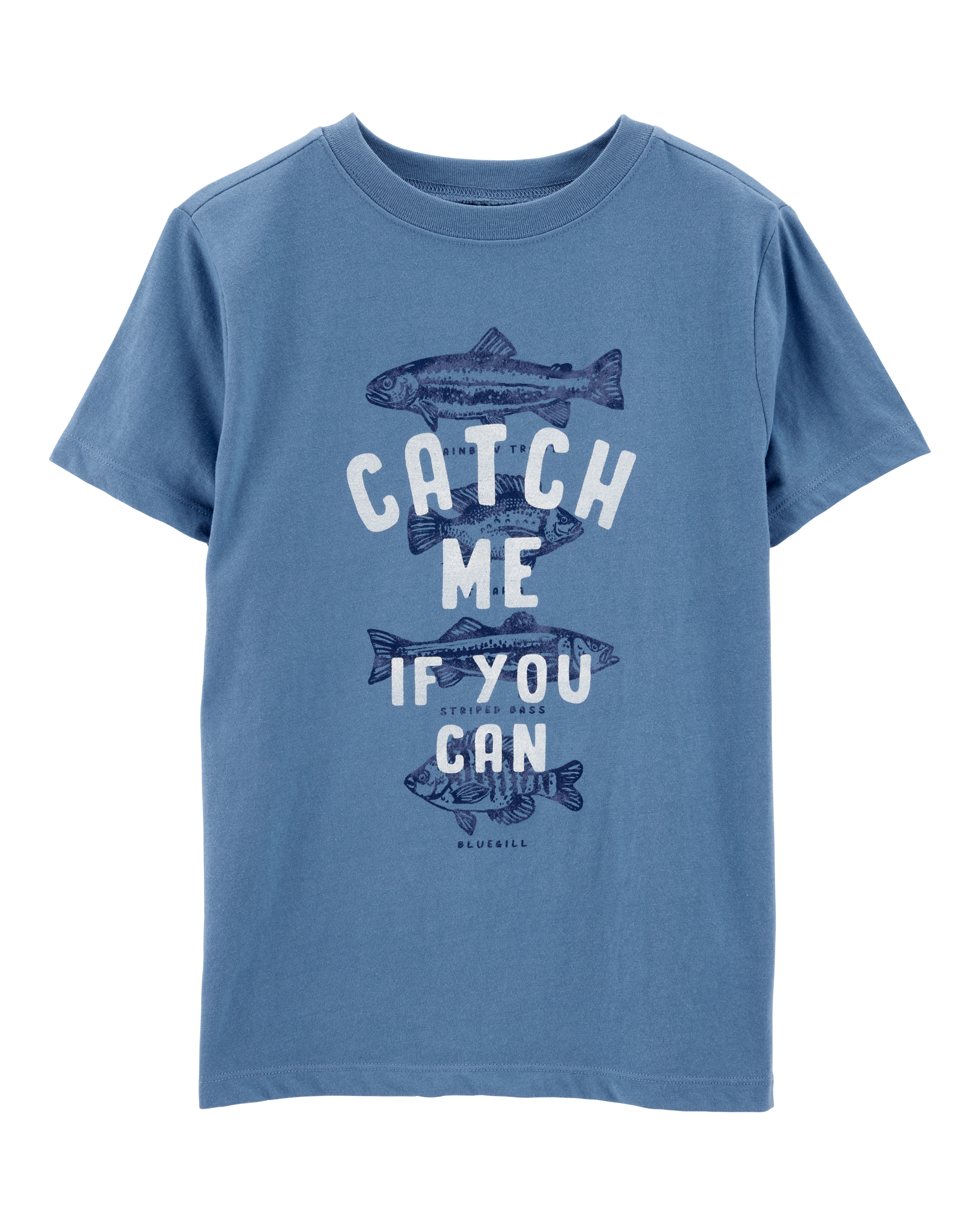Boys Fishing Graphic Tee - Blue