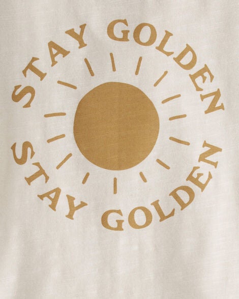  Product image 3 of Baby Organic Cotton Stay Golden Graphic Tee