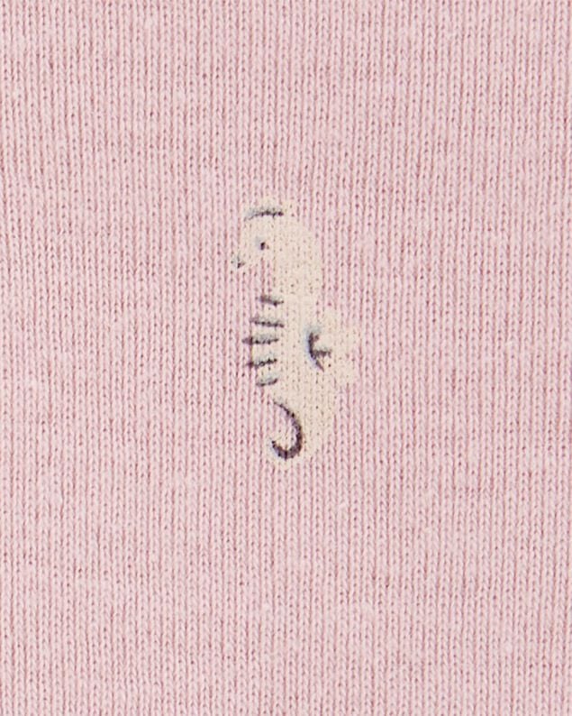 Product image 2 of Baby 5-Pack Seahorse Short-Sleeve Bodysuits