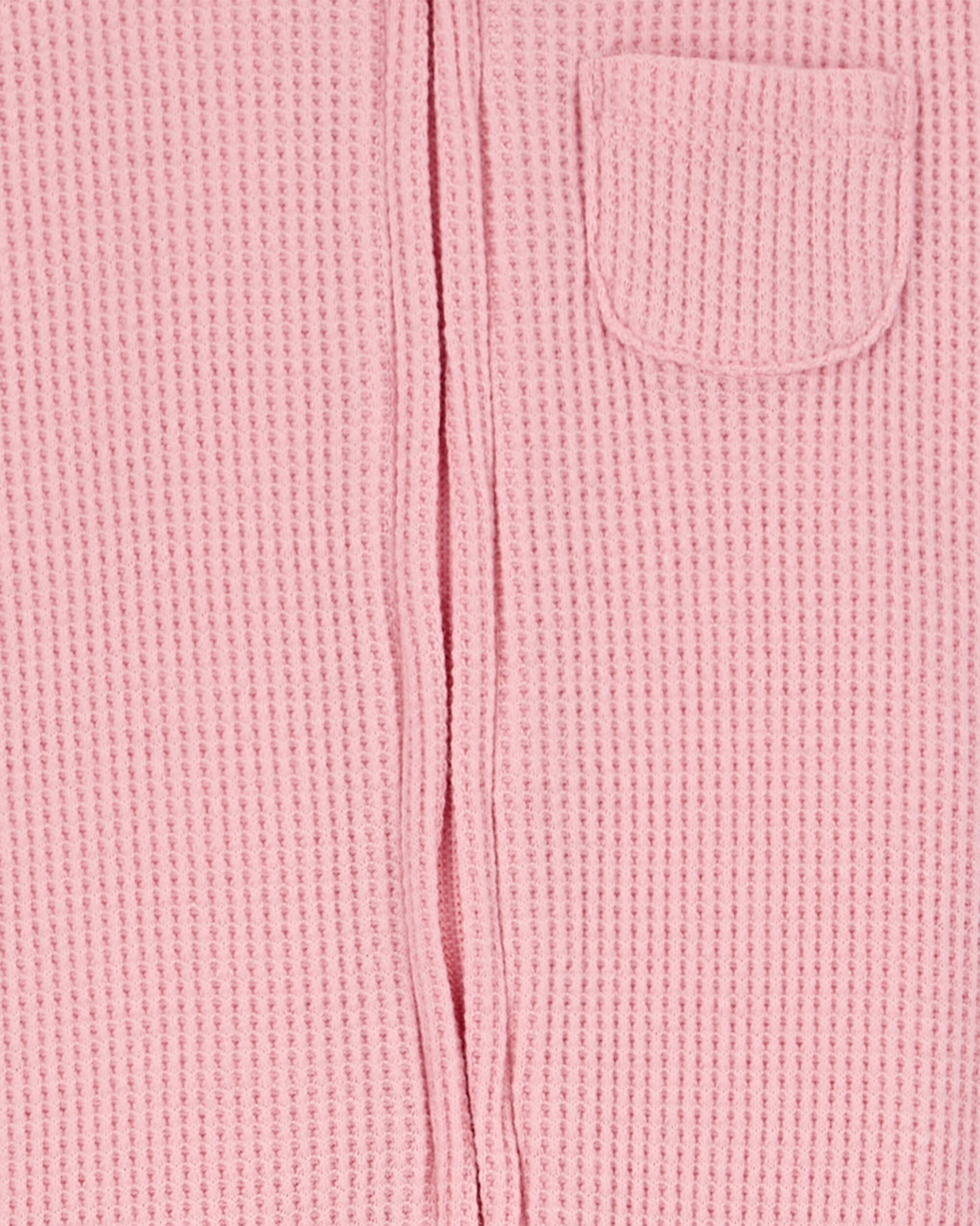 キッズ・ファミリー Play Along! Blu-ray Baby Floral 2-Way Zip Waffle Knit Sleep & Play Pajamas