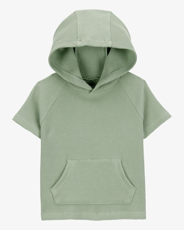Product image 1 of Baby Waffle Knit Hooded Pullover - Green
