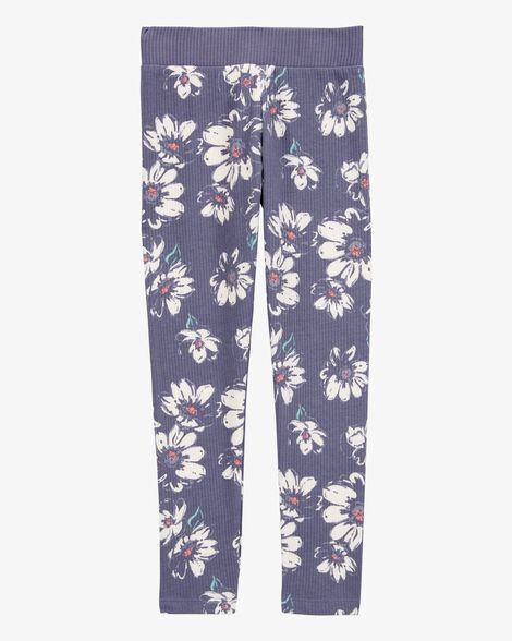  Product image 2 of Kid Floral Ribbed Leggings - Floral