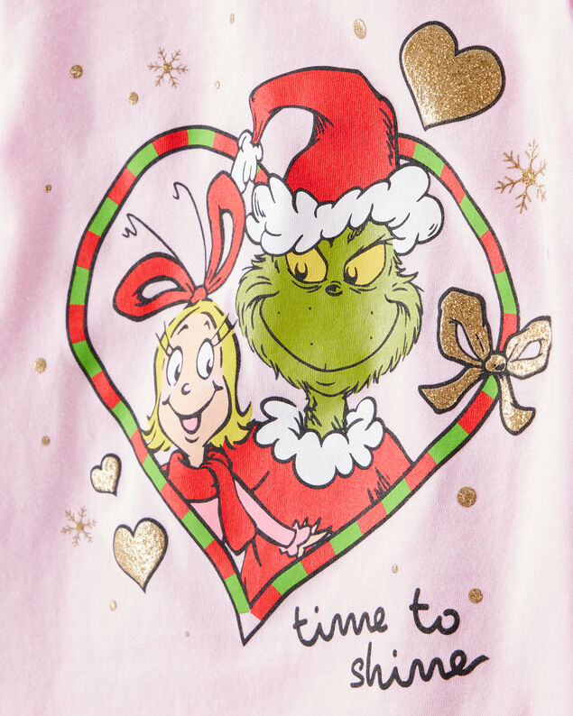 Product image 2 of Toddler Girl Christmas Dr. Seuss™ The Grinch Long-Sleeve Graphic Tee - Pink