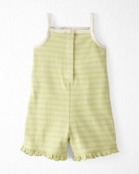  Product image 1 of Baby Striped Organic Cotton Rib Romper