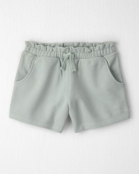 Girls French Terry Shorts Made with Organic Cotton