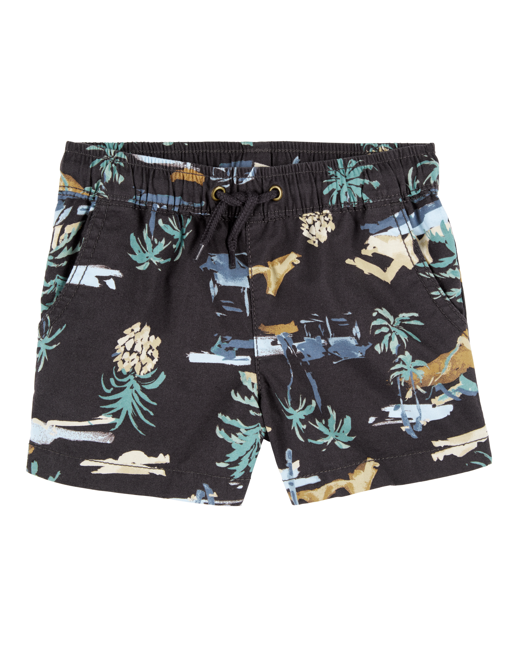 Toddler Tropical Print Pull-On Short