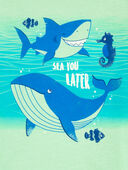 Green - Toddler Sea Animals Graphic Tee, Selected