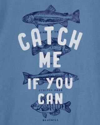 Product image 2 of Kid Fishing Graphic Tee - Blue