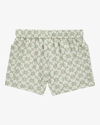 Product image 2 of Toddler Tropical Print Drawstring Shorts - Green