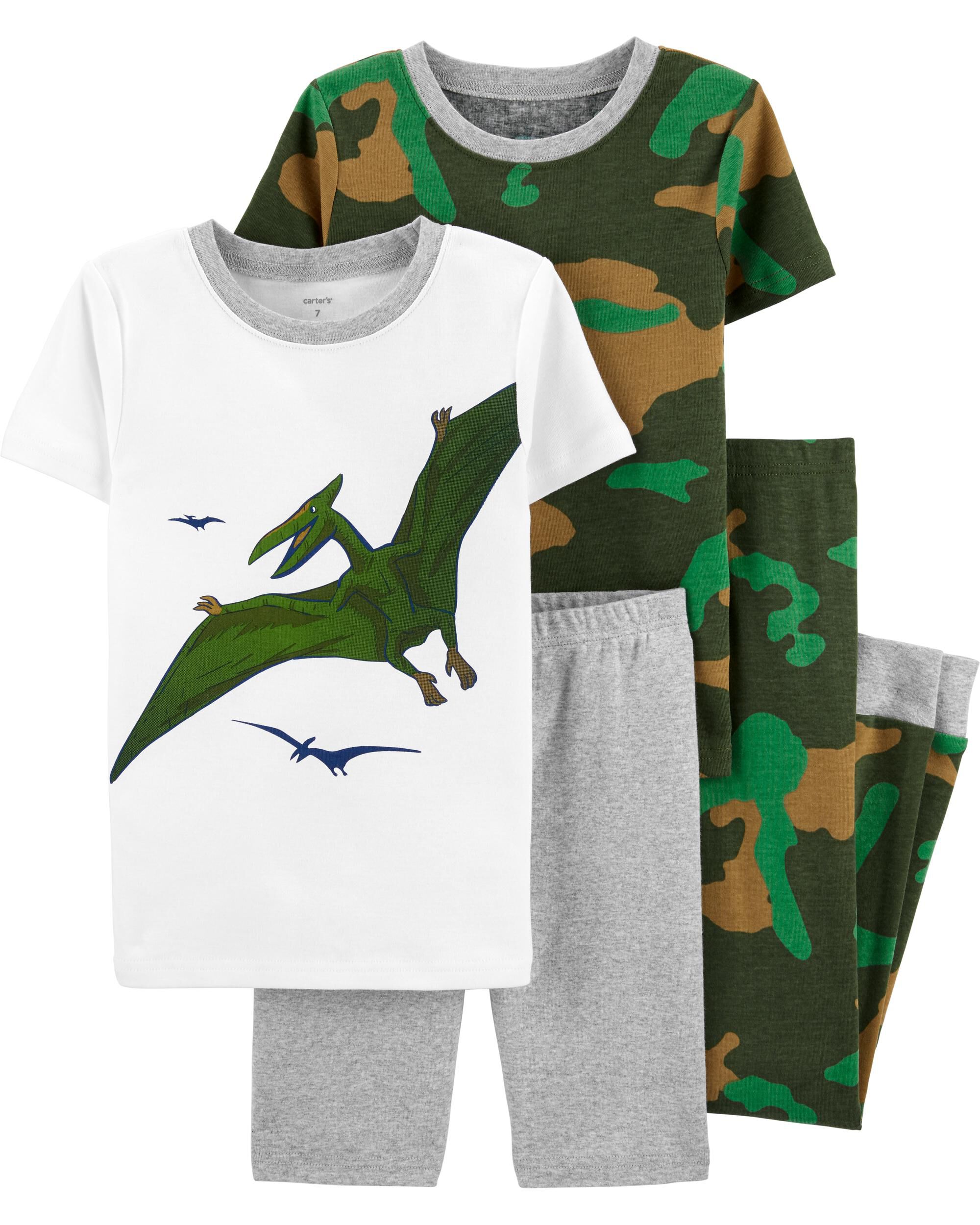 *CLEARANCE* 4-Piece 100% Snug Fit Cotton PJs