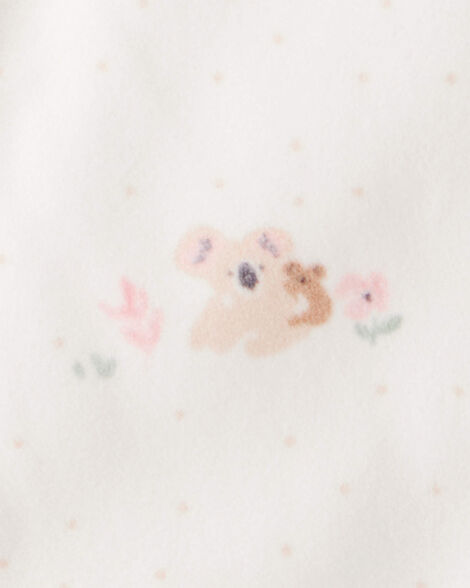 Product image 3 of Baby Koala Print Loose Fit Long-Sleeve Wearable Blanket - White