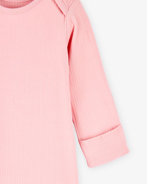  Product image 2 of Baby 2-Pack PurelySoft Sleeper Gowns - Pink