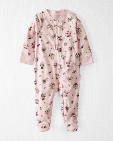  Product image 1 of Baby Organic Cotton Sleep & Play in Wildberry Bouquet Pajamas